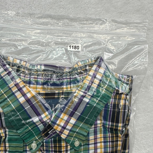 Ralph Lauren Classic Fit Plaid Long Sleeve Button Down Shirt Men's XL - Picture 11 of 11